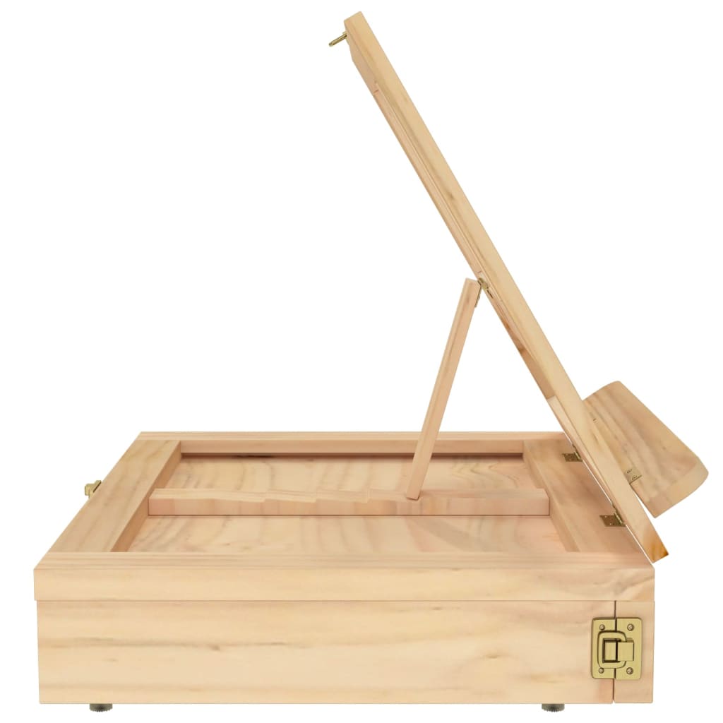 vidaXL Table Easel with Drawer 33.5x25.5x7 cm Solid Wood Pine