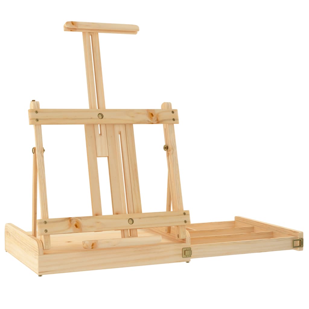 vidaXL Table Easel with Drawer 41.5x37x12 cm Solid Wood Pine