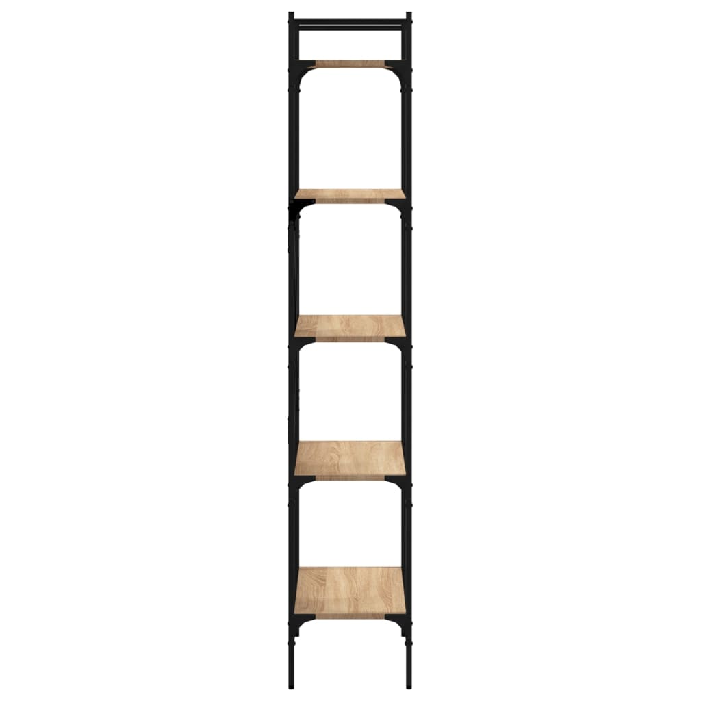 Bookcase 5-Tier Sonoma Oak 56x31,5x174 cm Engineered Wood