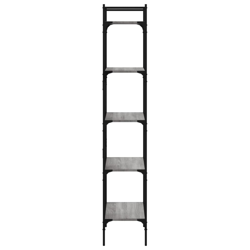 Bookcase 5-Tier Grey Sonoma 56x31,5x174 cm Engineered Wood