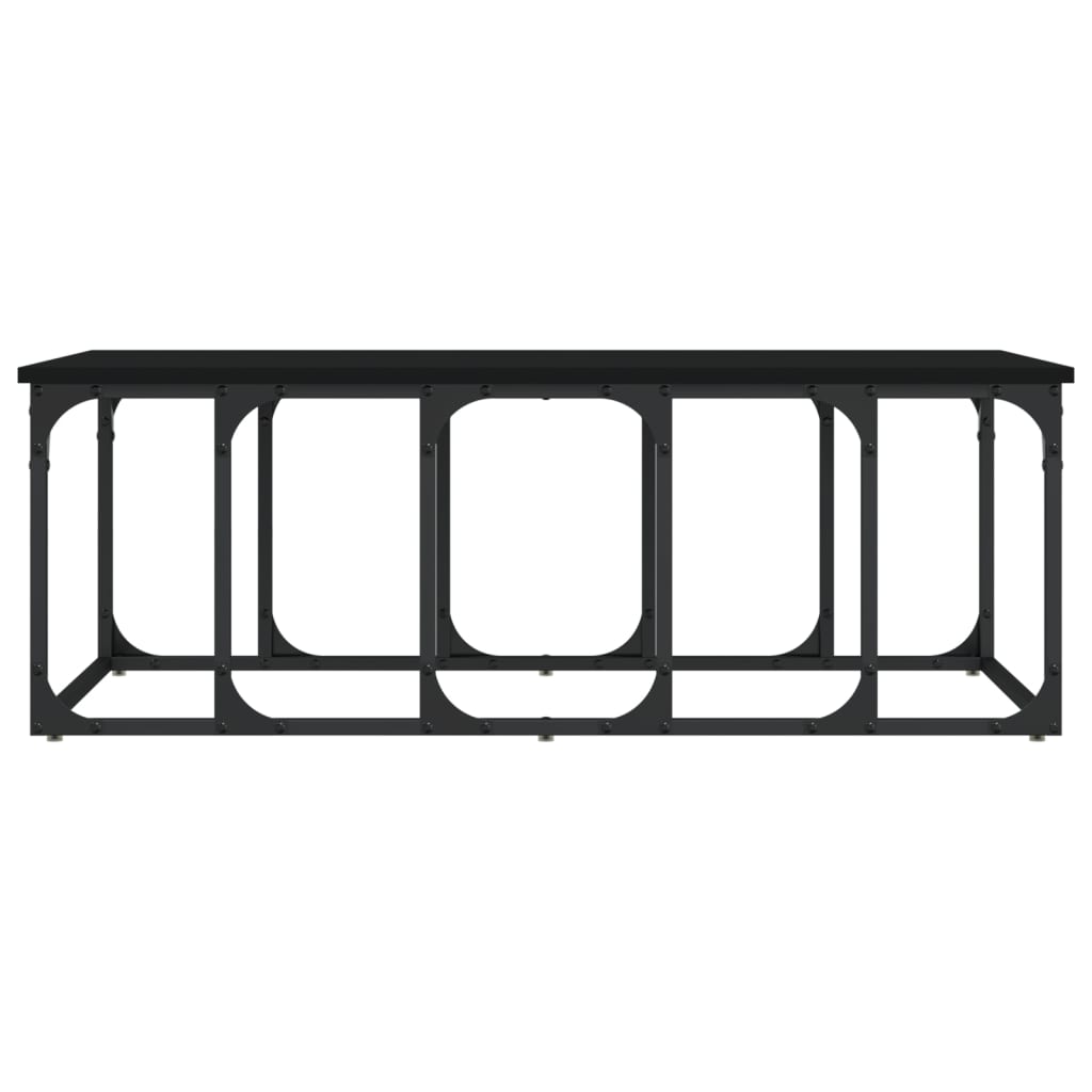 Coffee Table Black 100x50x35,5 cm Engineered Wood