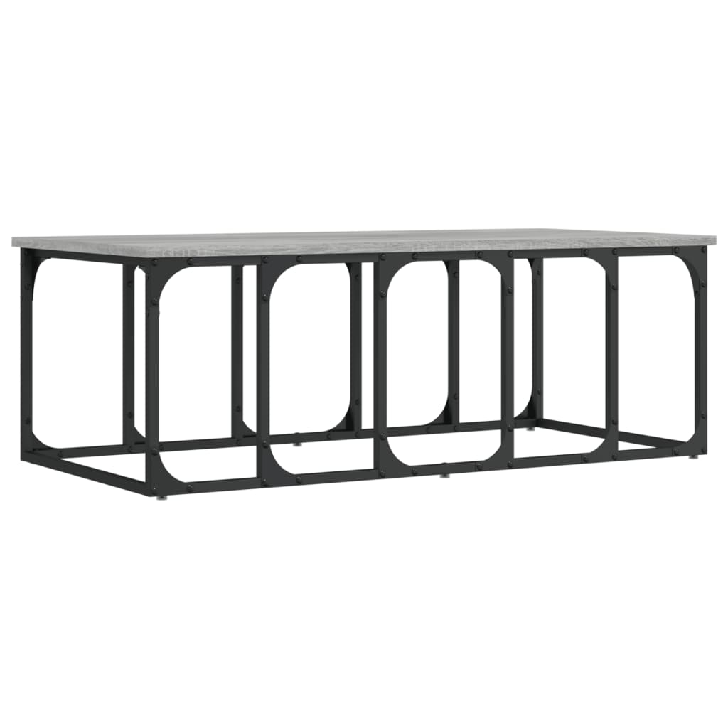 Coffee Table Grey Sonoma 100x50x35,5 cm Engineered Wood