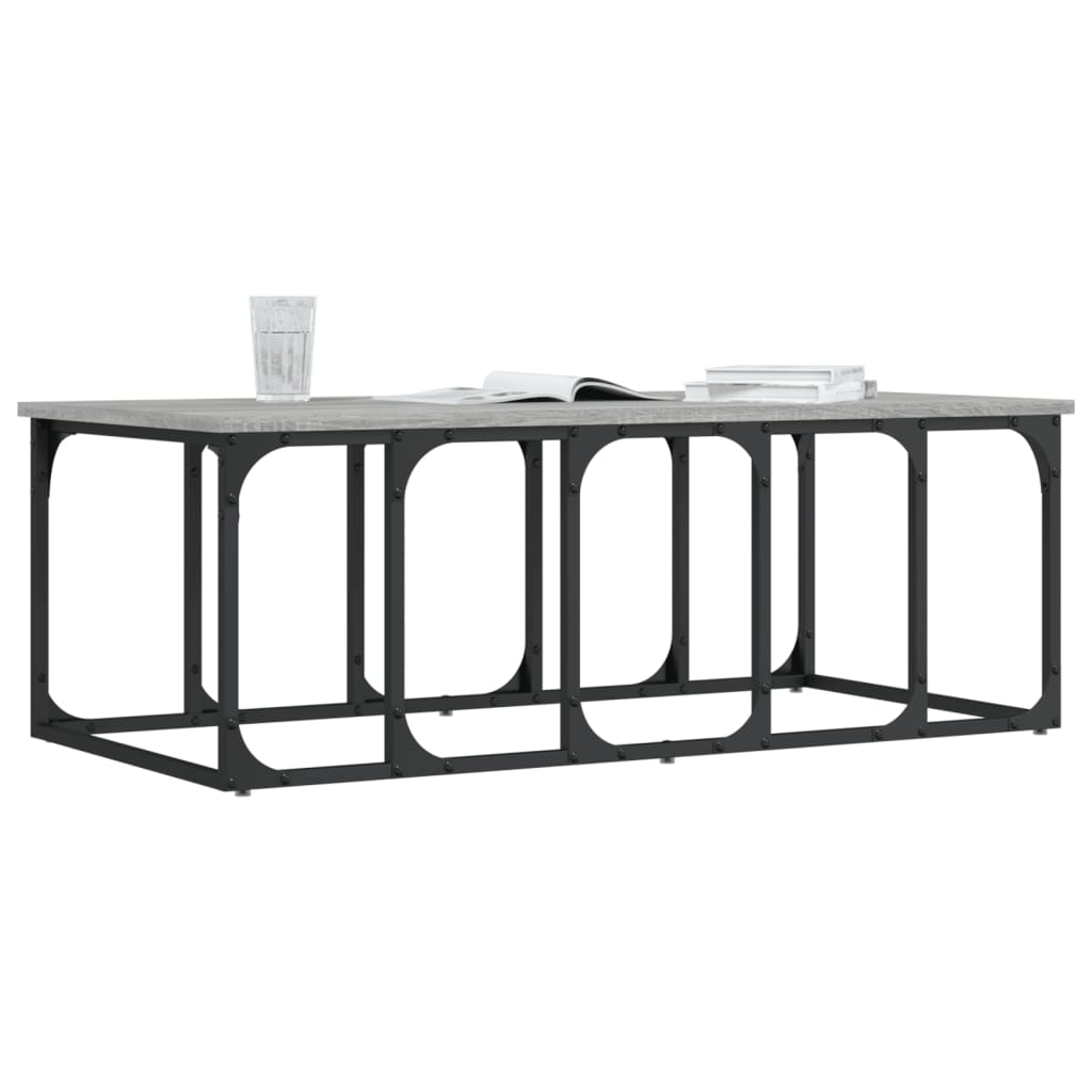 Coffee Table Grey Sonoma 100x50x35,5 cm Engineered Wood