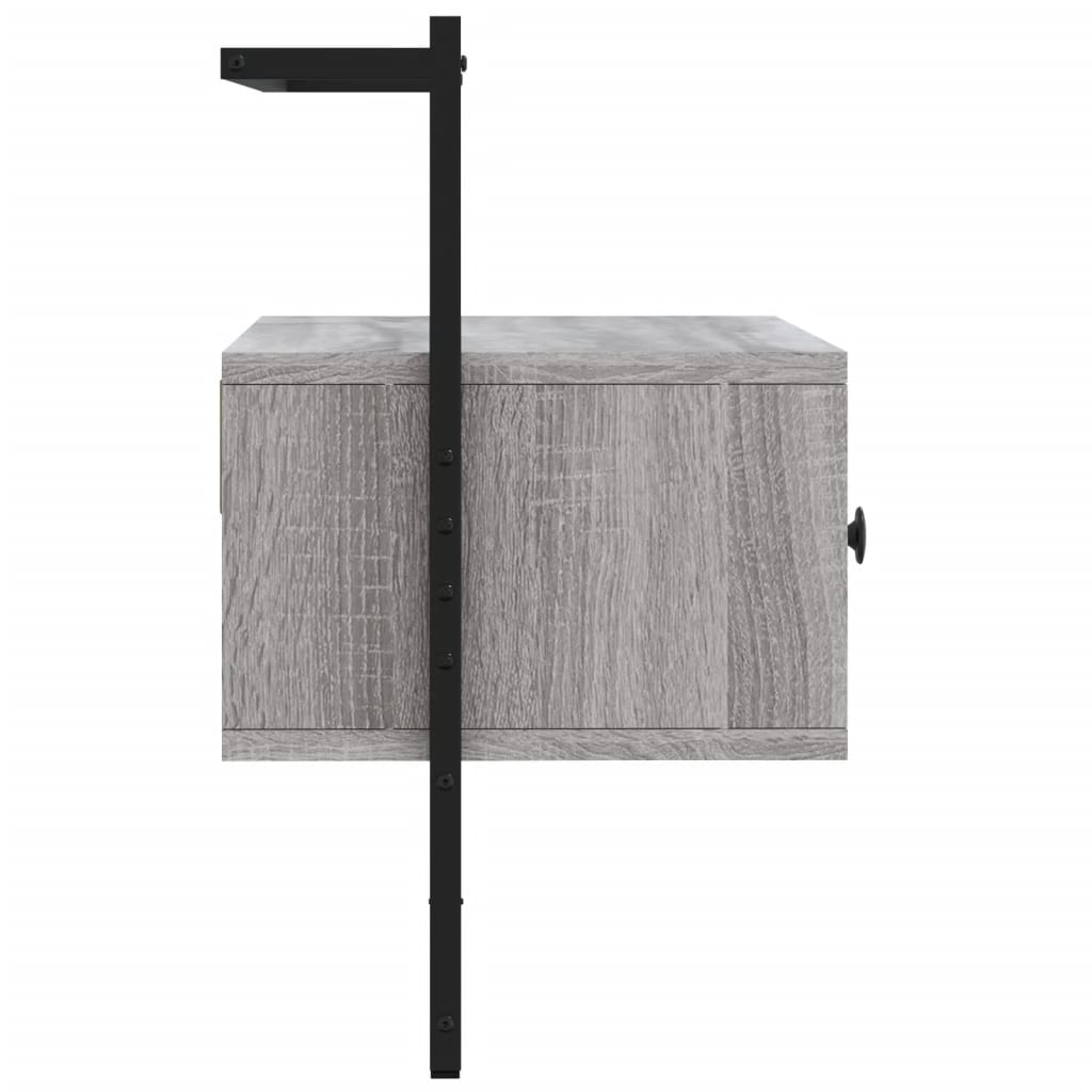 TV Cabinet Wall-mounted Grey Sonoma 60,5x30x51 cm Engineered Wood