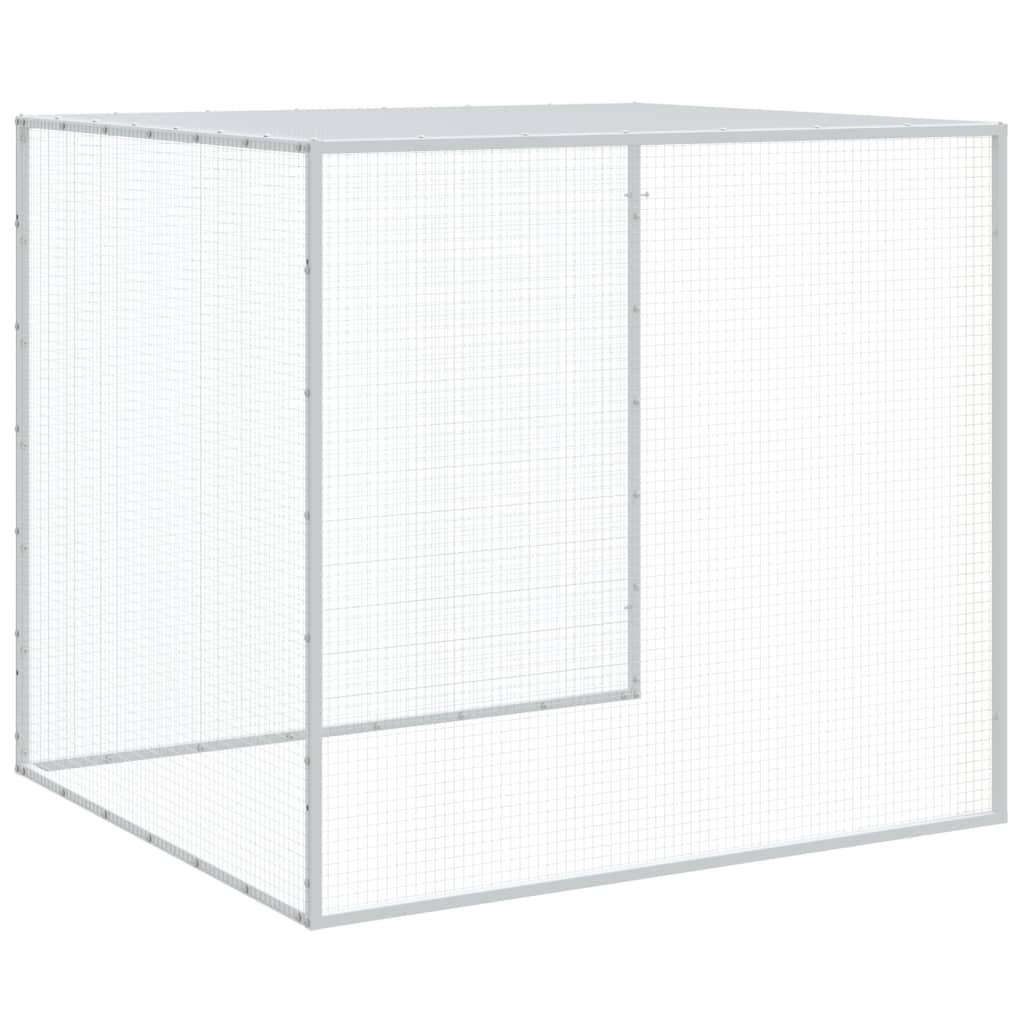 Chicken Cage with Roof Anthracite 603x98x90 cm Galvanised Steel