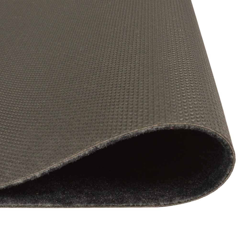 Kitchen Rug | Black | Velvet (100% polyamide), Latex | 60x180 cm