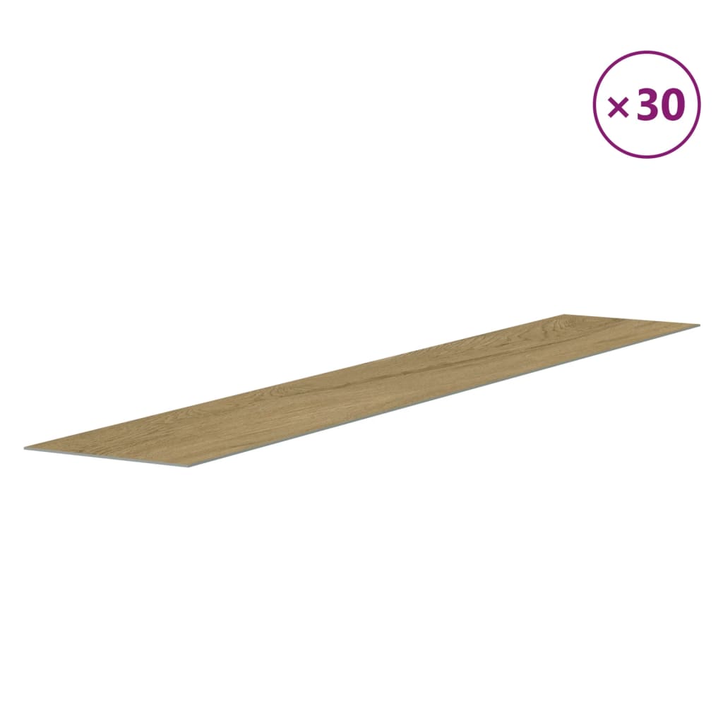 Wall Panels Wood Look Brown PVC 4,12 m²