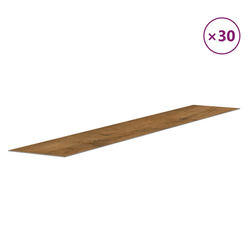 Wall Panels Wood Look Brown PVC 4,12 m²