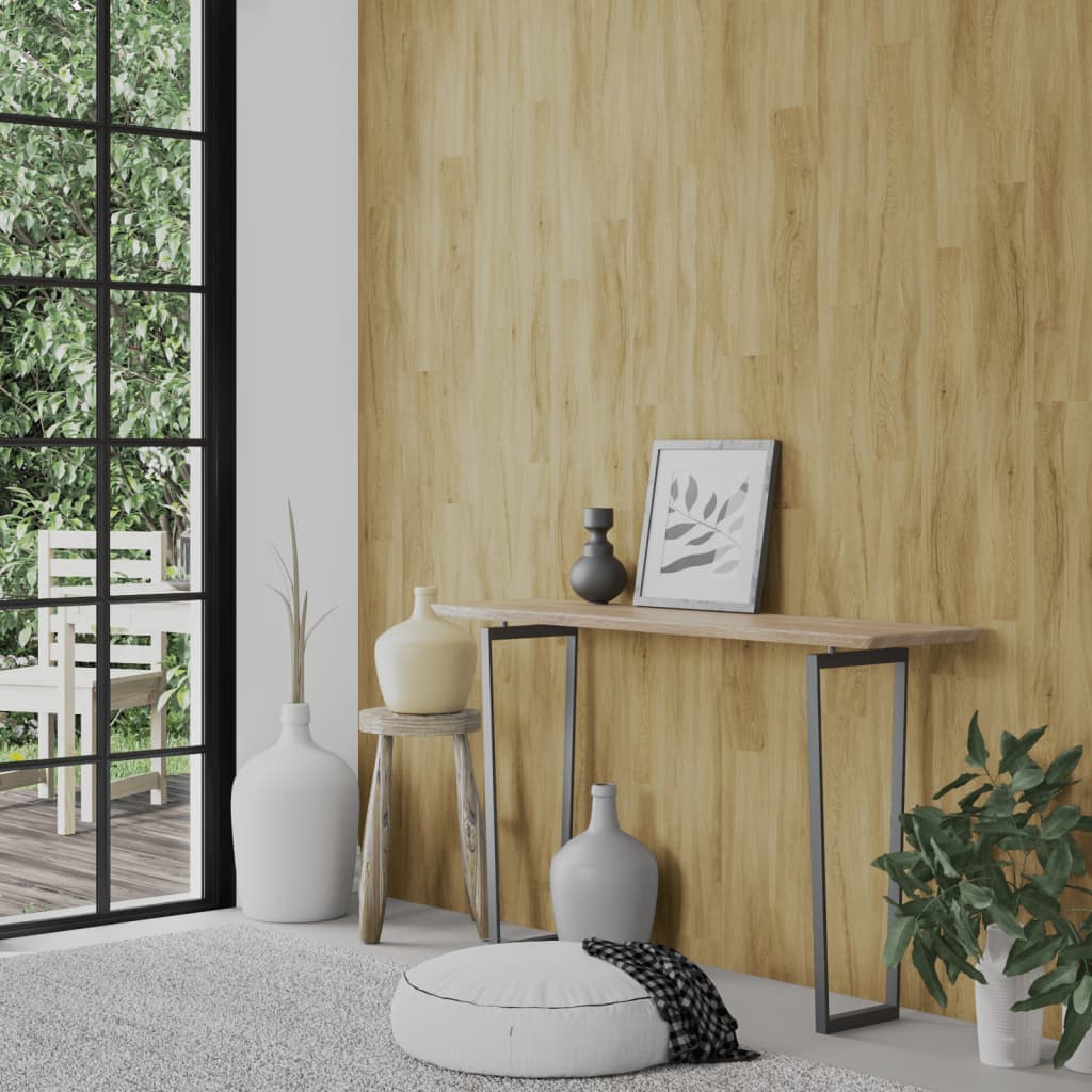 Wall Panels Wood Look Brown PVC 4,12 m²