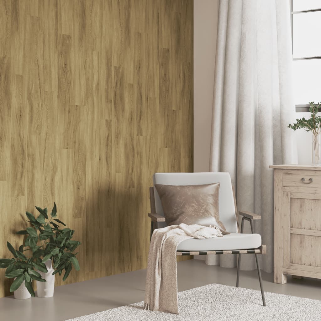 Wall Panels Wood Look Brown PVC 4,12 m²