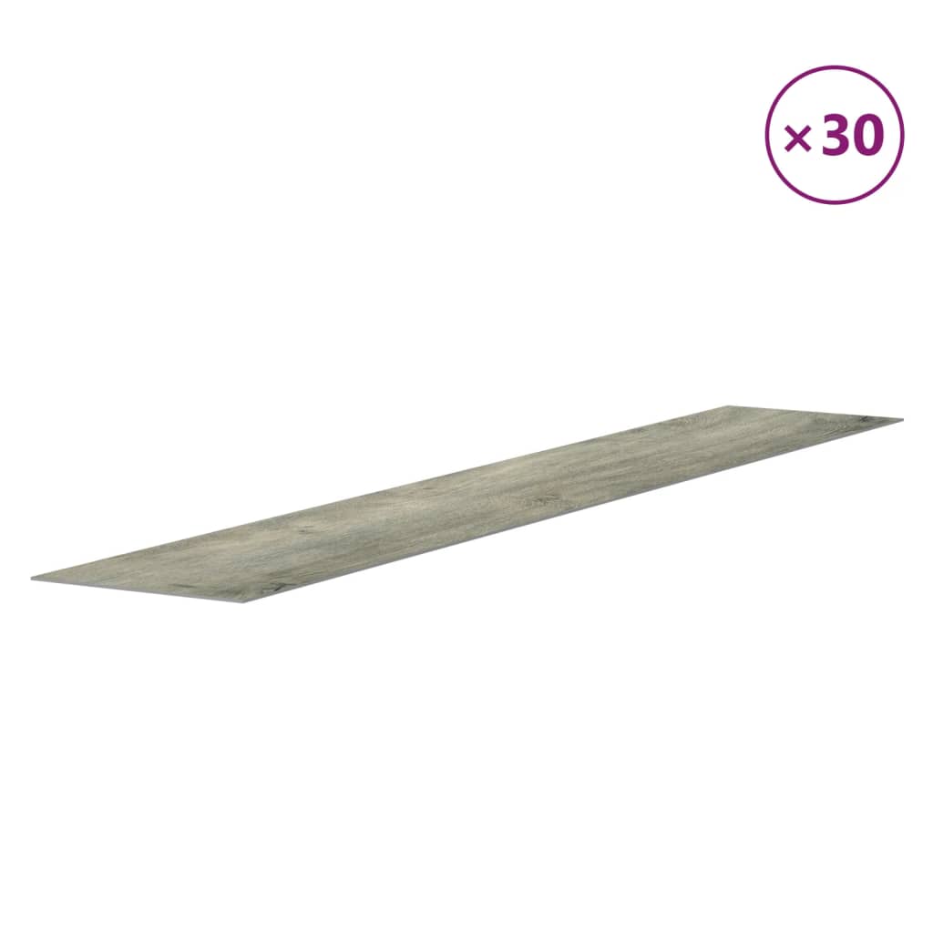 Wall Panels Wood Look Grey PVC 4,12 m²