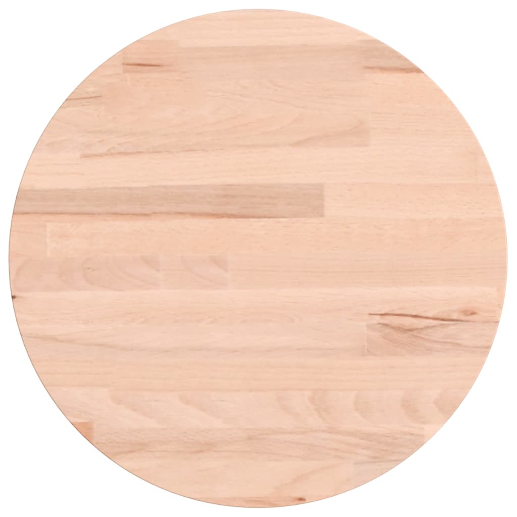 vidaXL Table Top Ø30x1.5 cm Round Solid Wood Beech