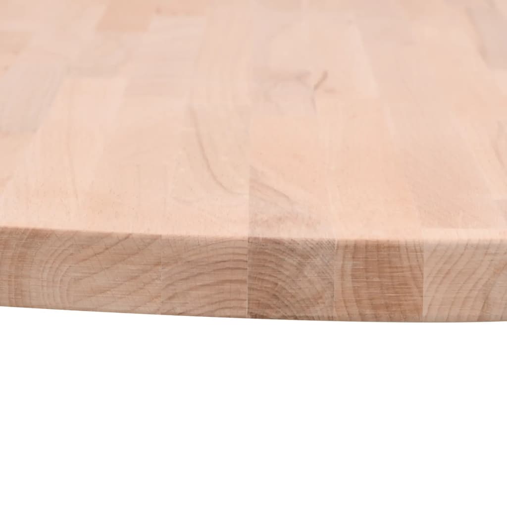 vidaXL Table Top Ø70x1.5 cm Round Solid Wood Beech