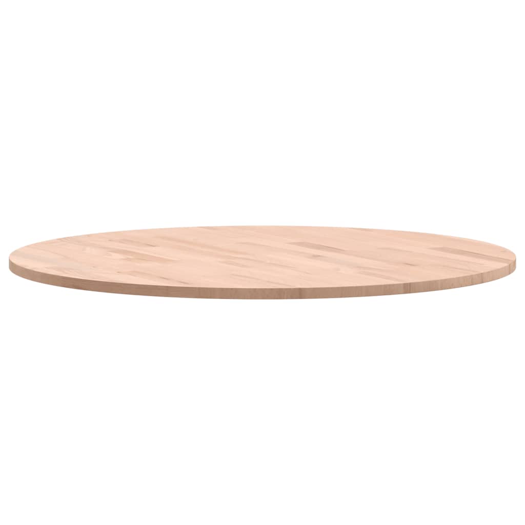 vidaXL Table Top Ø70x1.5 cm Round Solid Wood Beech