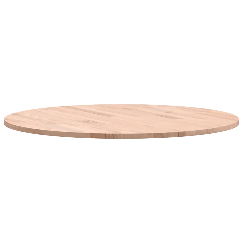 vidaXL Table Top Ø70x1.5 cm Round Solid Wood Beech