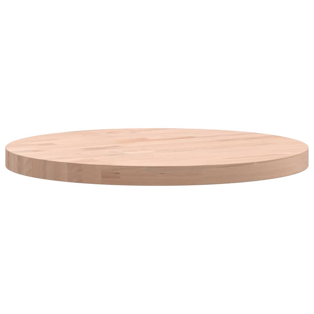 vidaXL Table Top Ø40x2.5 cm Round Solid Wood Beech