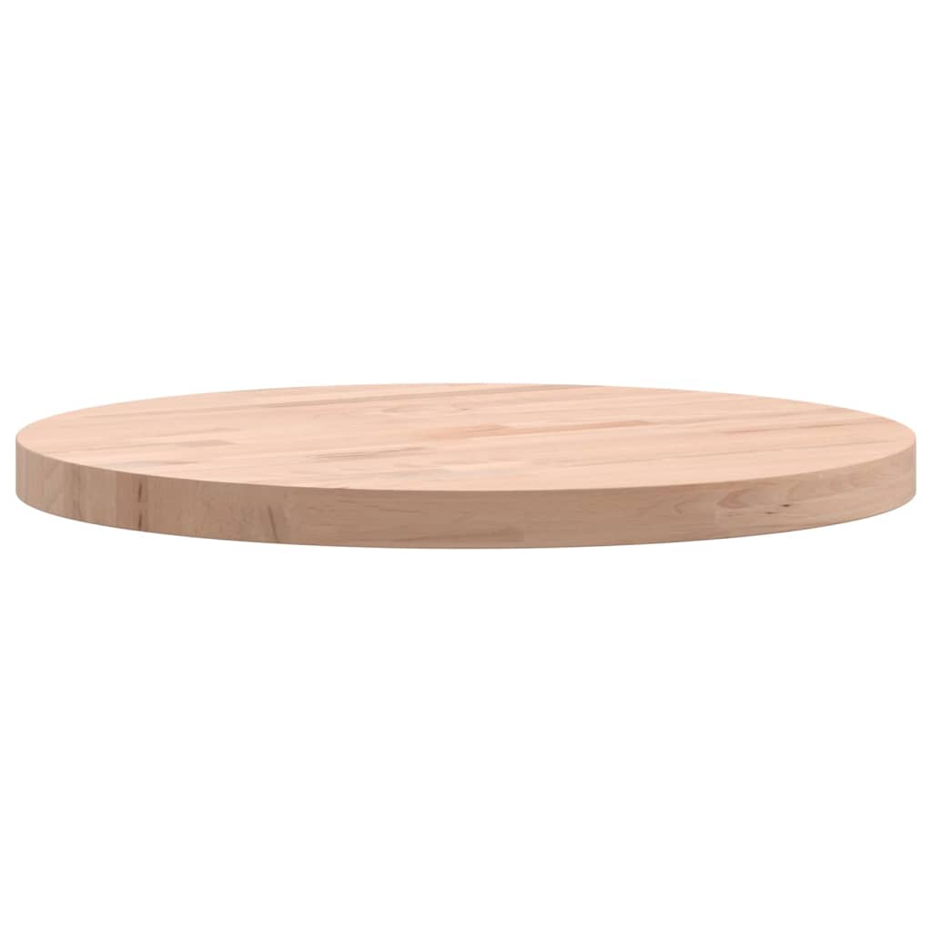 vidaXL Table Top Ø40x2.5 cm Round Solid Wood Beech