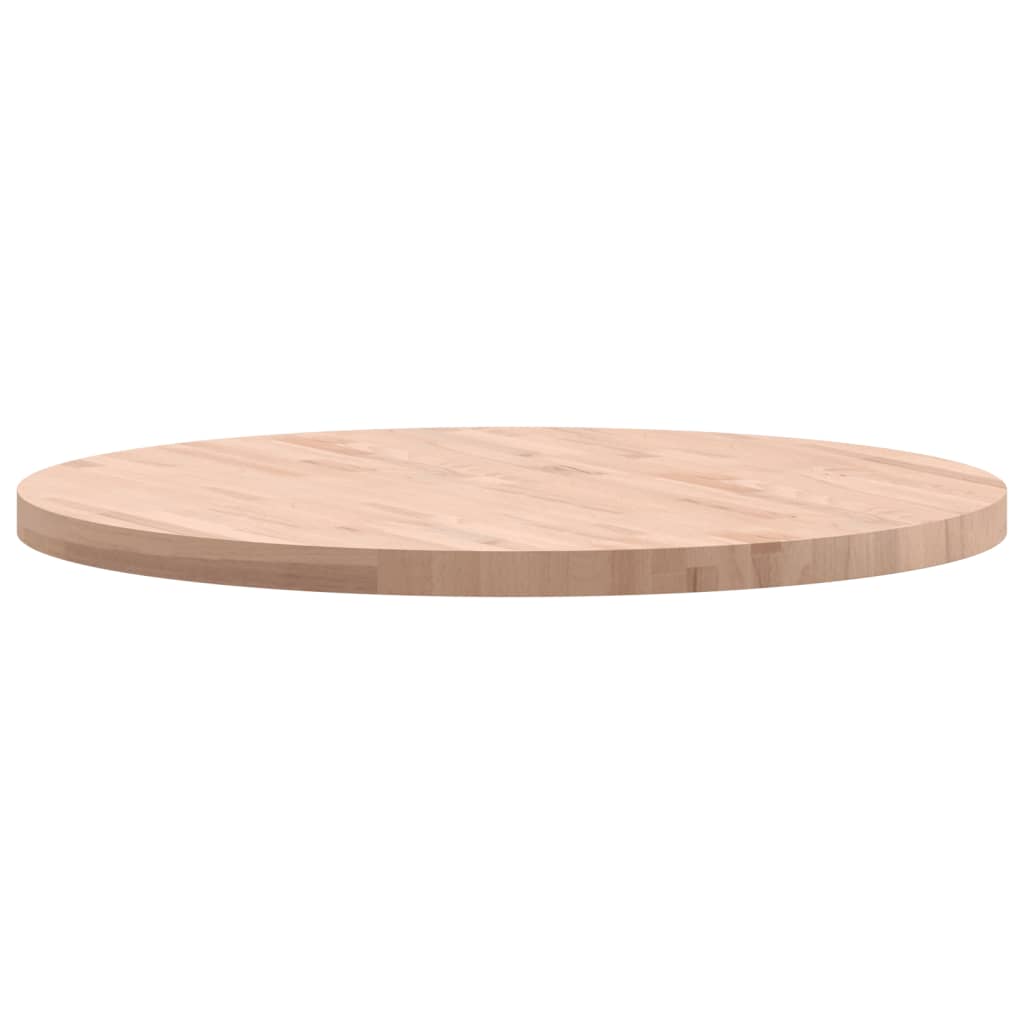 vidaXL Table Top Ø90x4 cm Round Solid Wood Beech