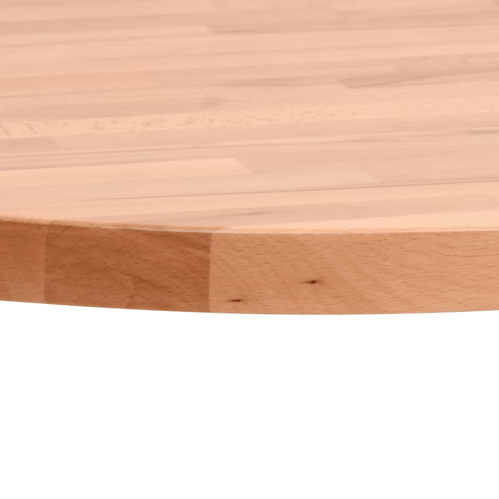 vidaXL Table Top Ø40x1.5 cm Round Solid Wood Beech