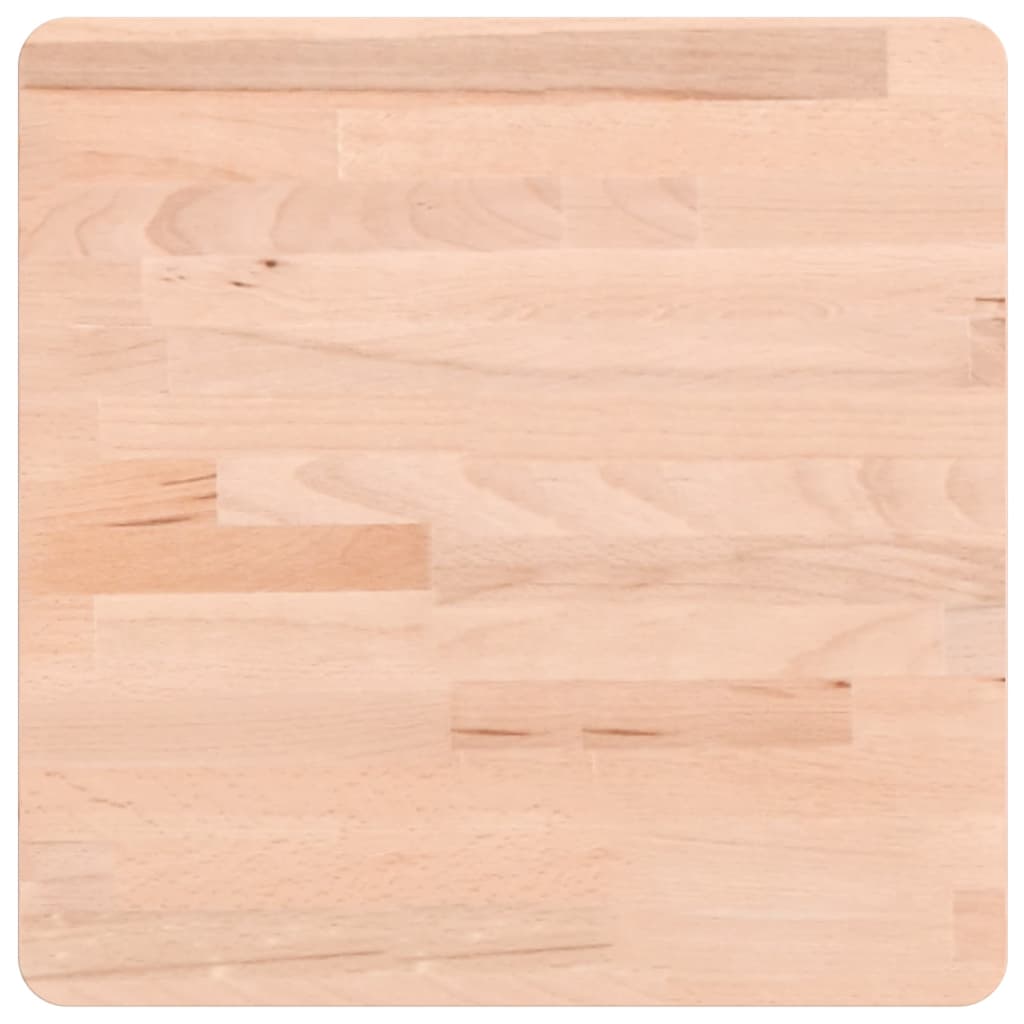 vidaXL Table Top 40x40x1.5 cm Square Solid Wood Beech