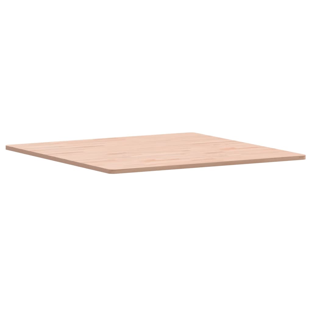 vidaXL Table Top 80x80x1.5 cm Square Solid Wood Beech