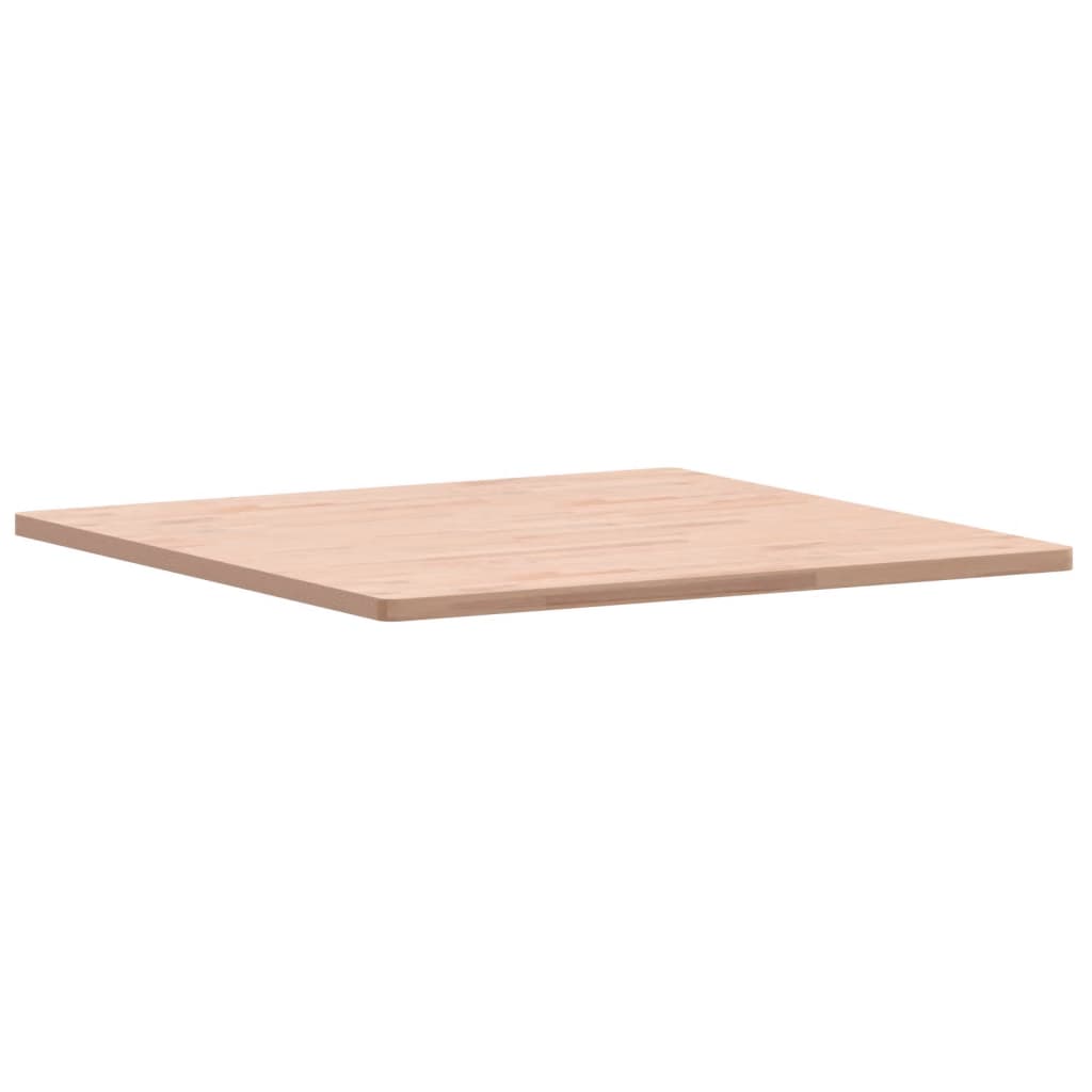 vidaXL Table Top 90x90x2.5 cm Square Solid Wood Beech