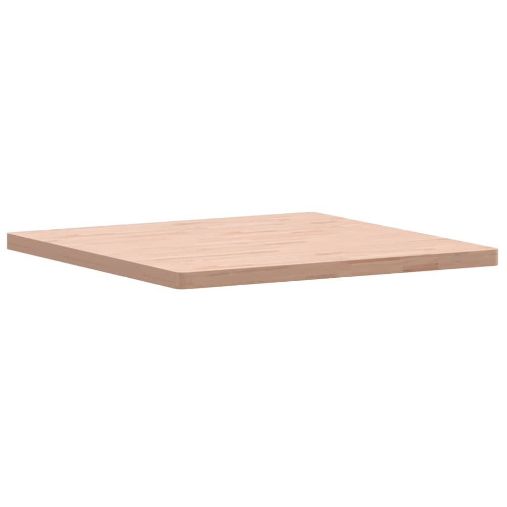 vidaXL Table Top 90x90x4 cm Square Solid Wood Beech