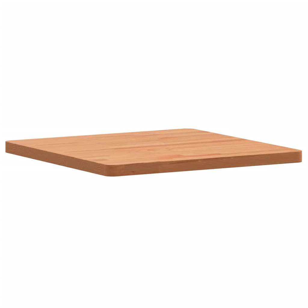 vidaXL Table Top 50x50x2.5 cm Square Solid Wood Beech