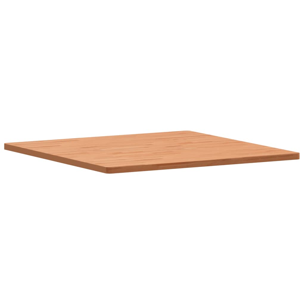 vidaXL Table Top 90x90x2.5 cm Square Solid Wood Beech