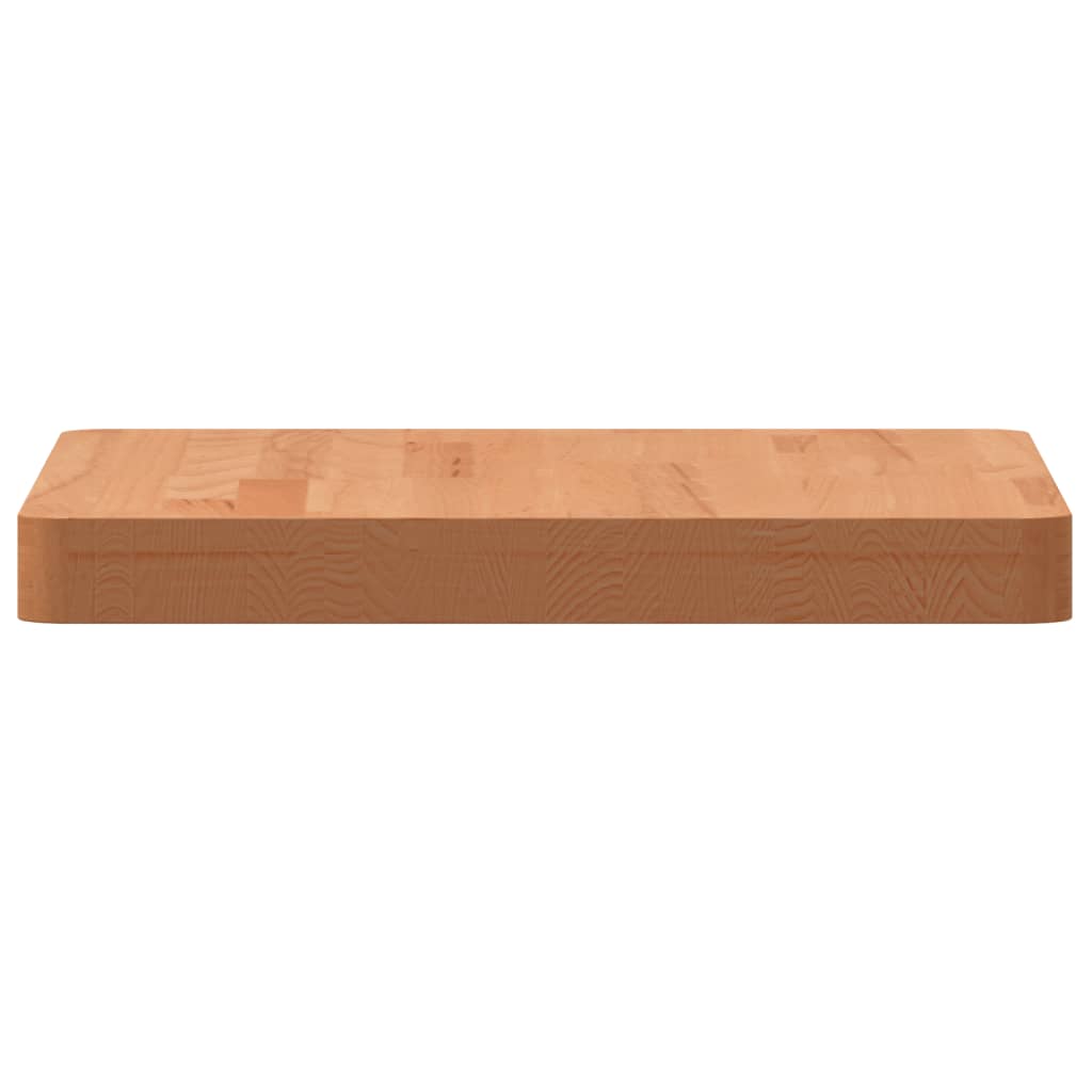 Table Top 40x40x4 cm Square Solid Wood Beech