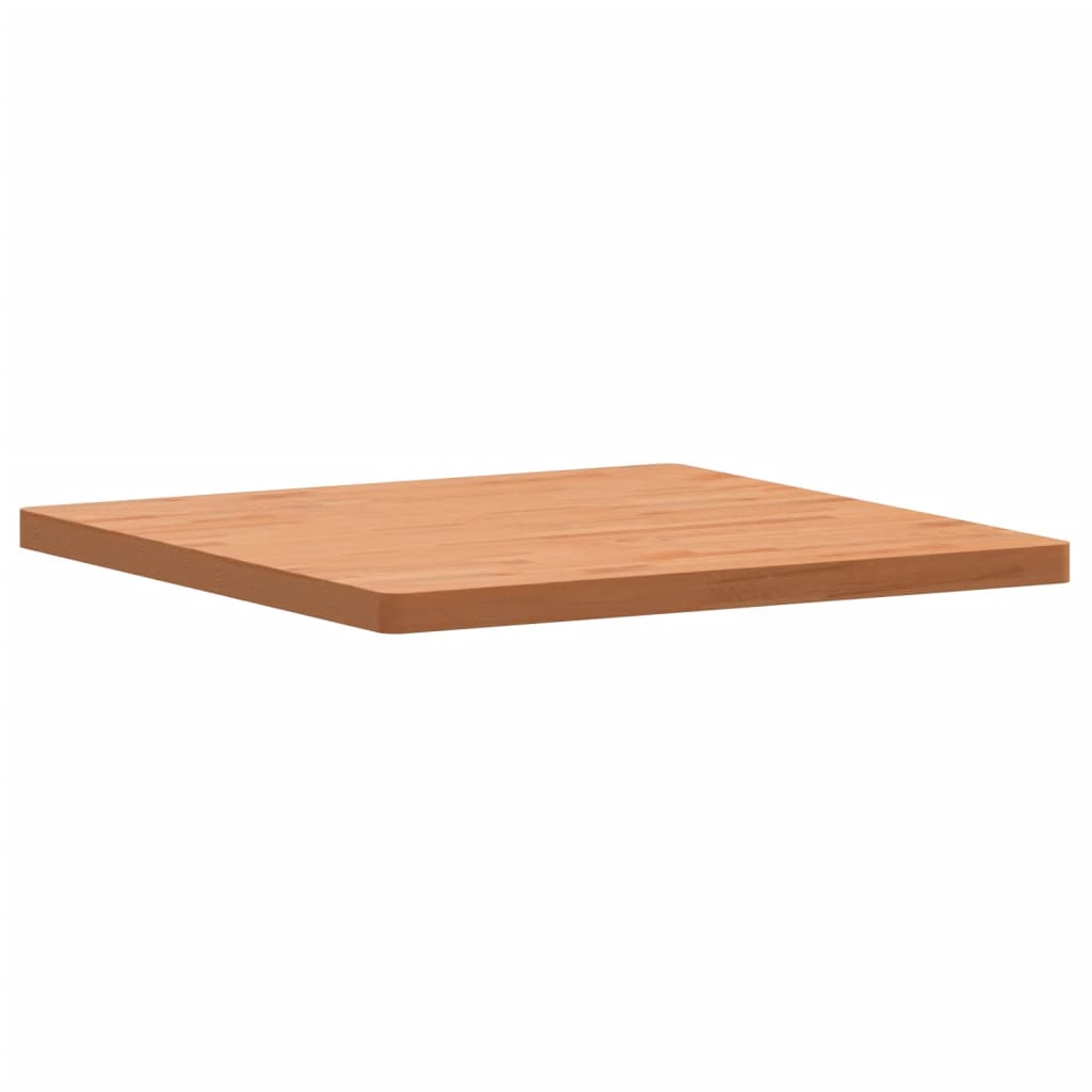 vidaXL Table Top 80x80x4 cm Square Solid Wood Beech