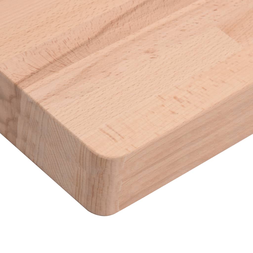 Bathroom Countertop 100x50x4 cm Solid Wood Beech