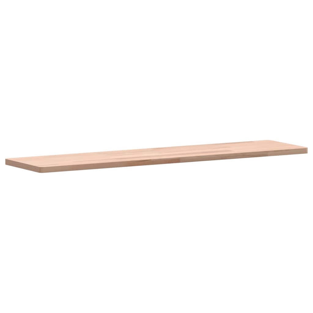 vidaXL Wall Shelf 80x20x1.5 cm Solid Wood Beech