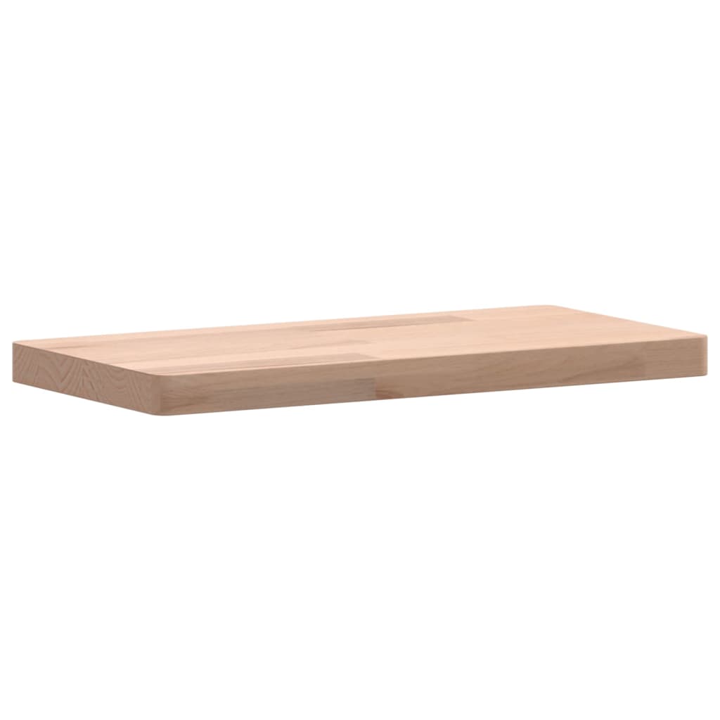 vidaXL Wall Shelf 40x20x2.5 cm Solid Wood Beech