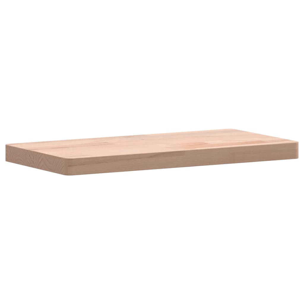 vidaXL Wall Shelf 40x20x2.5 cm Solid Wood Beech