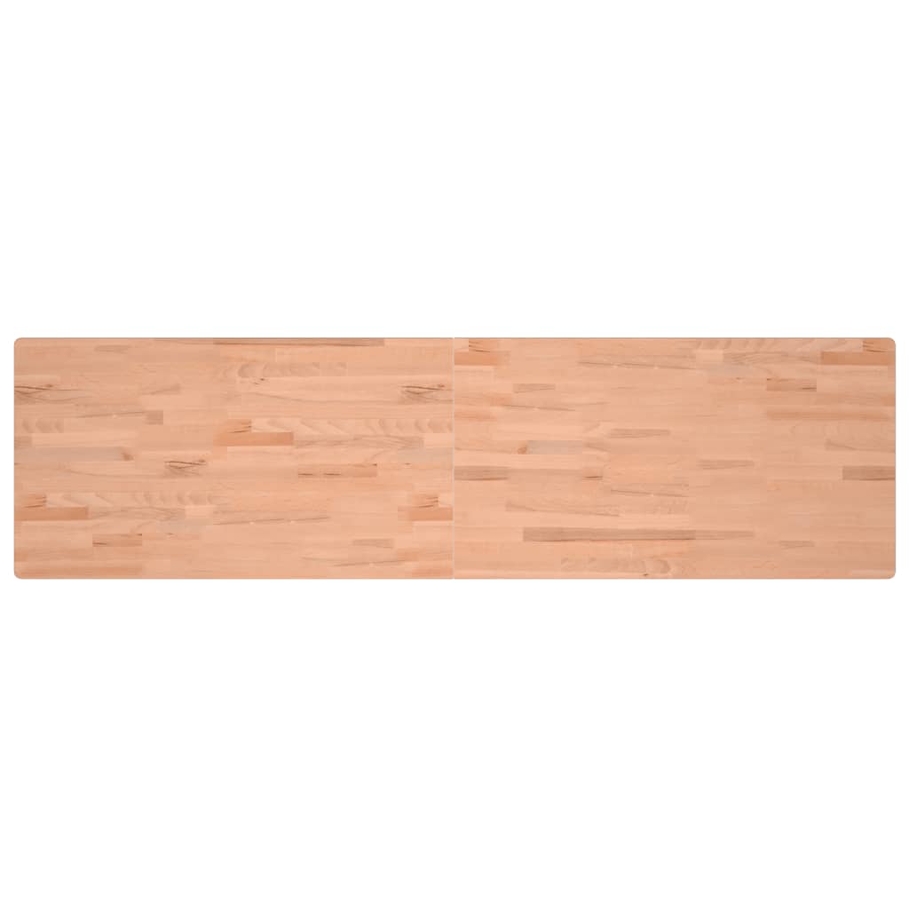 vidaXL Desk Top 200x55x2.5 cm Solid Wood Beech