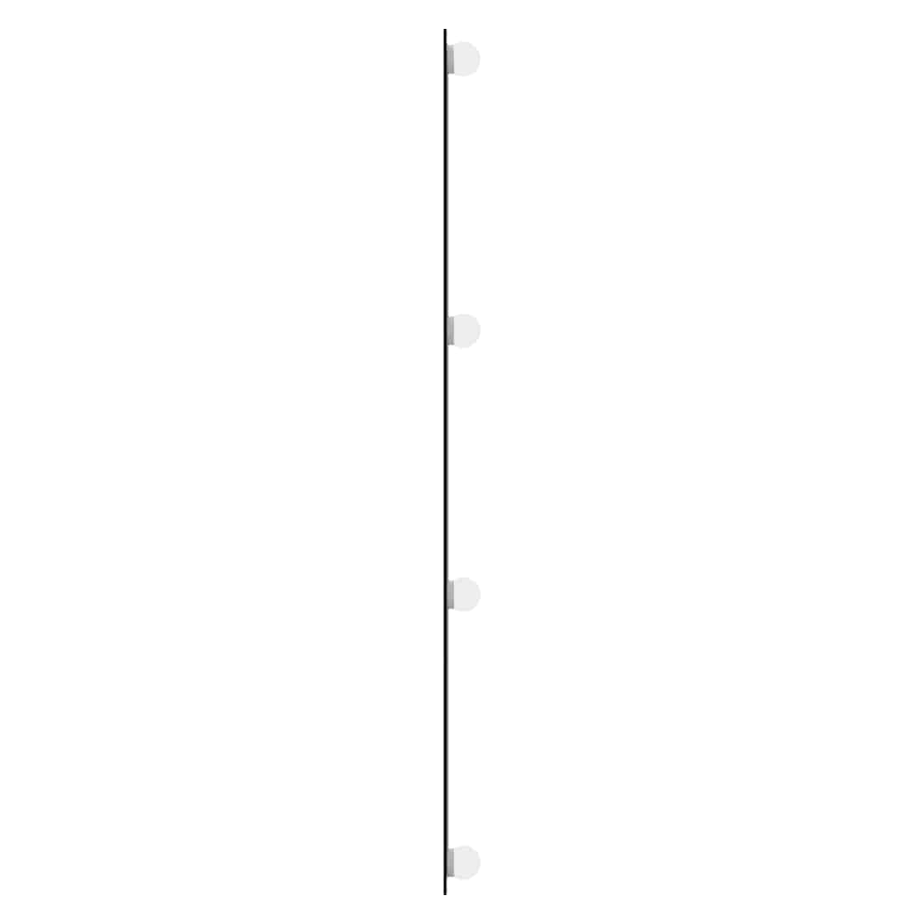 Wall Mirror with LED Lights 40x100 cm Glass Rectangle