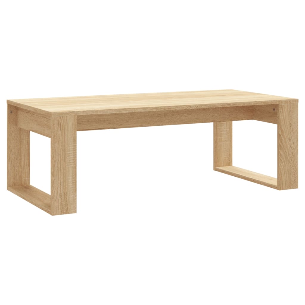 Coffee Table Sonoma Oak 102x50x35 cm Engineered Wood