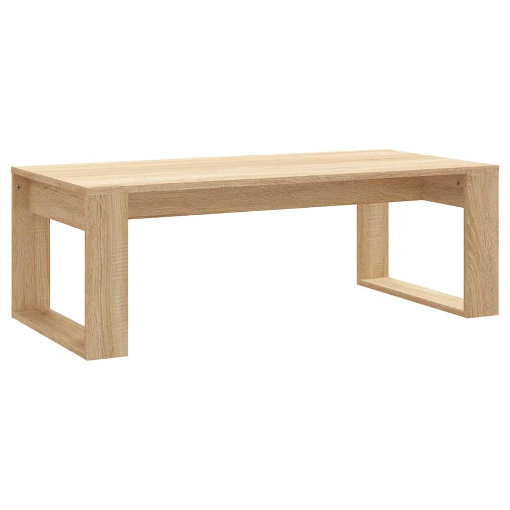 Coffee Table Sonoma Oak 102x50x35 cm Engineered Wood