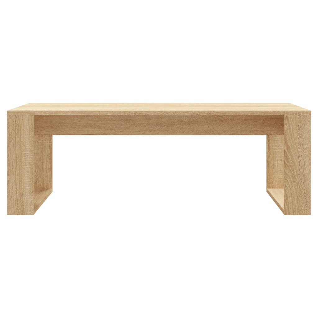 Coffee Table Sonoma Oak 102x50x35 cm Engineered Wood