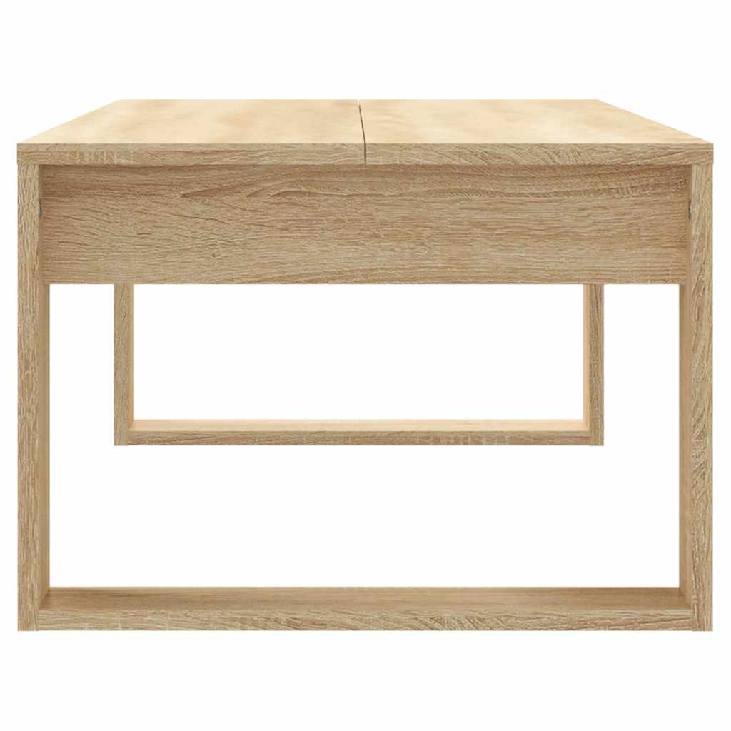 Coffee Table Sonoma Oak 102x50x35 cm Engineered Wood