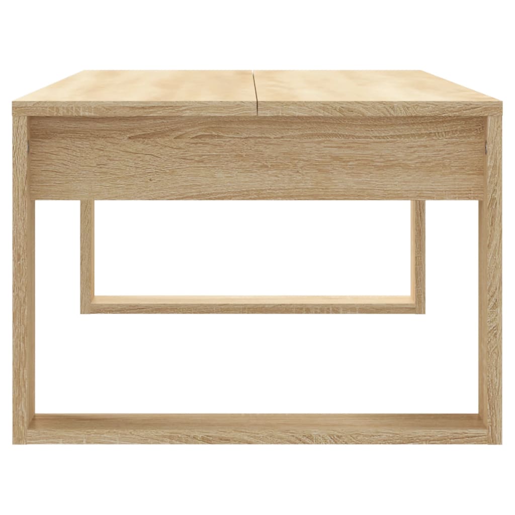 Coffee Table Sonoma Oak 102x50x35 cm Engineered Wood
