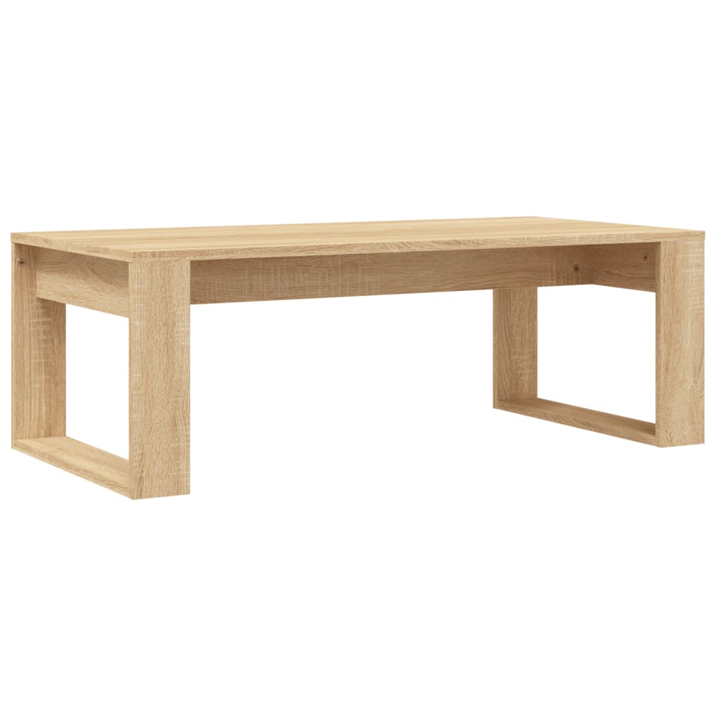 Coffee Table Sonoma Oak 102x50x35 cm Engineered Wood