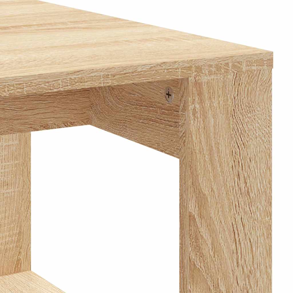 Coffee Table Sonoma Oak 102x50x35 cm Engineered Wood