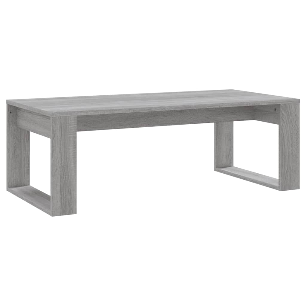 Coffee Table Grey Sonoma 102x50x35 cm Engineered Wood