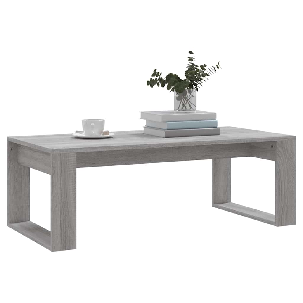 Coffee Table Grey Sonoma 102x50x35 cm Engineered Wood