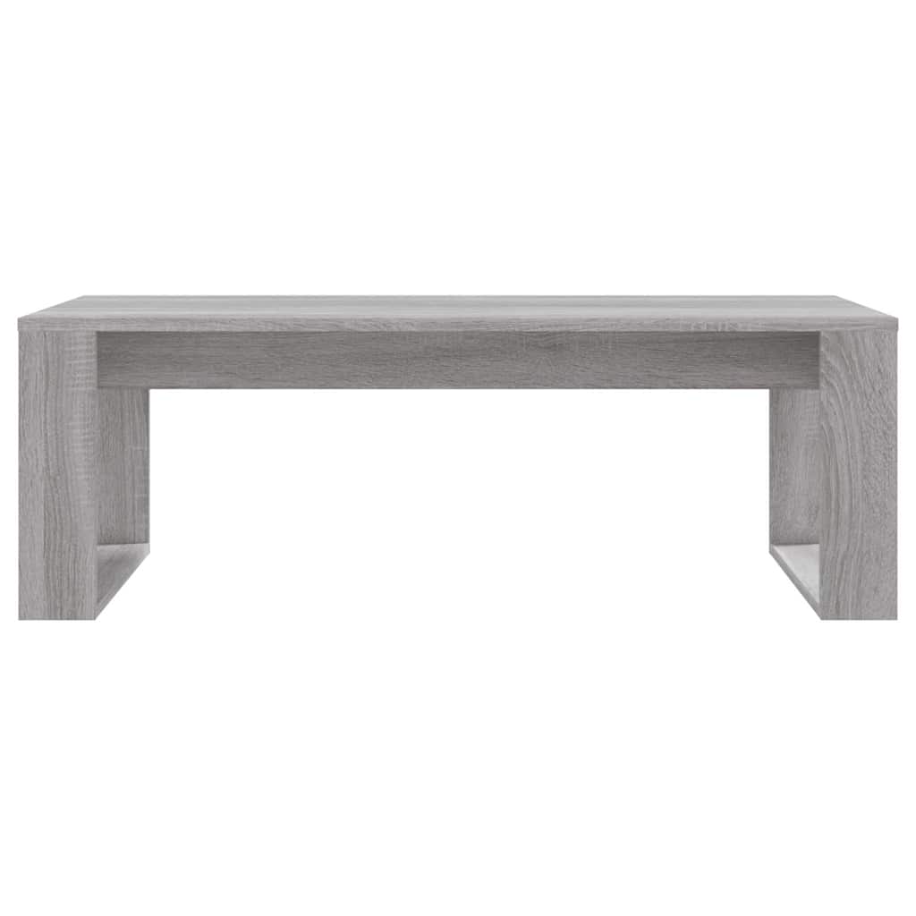 Coffee Table Grey Sonoma 102x50x35 cm Engineered Wood