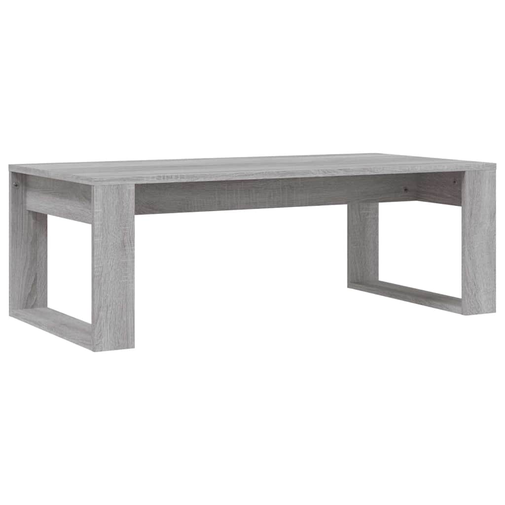 Coffee Table Grey Sonoma 102x50x35 cm Engineered Wood