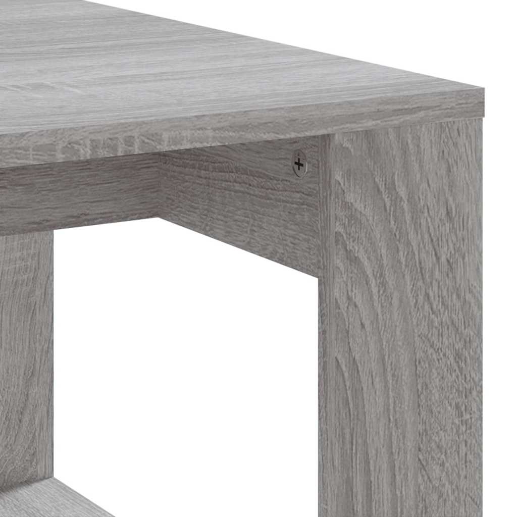 Coffee Table Grey Sonoma 102x50x35 cm Engineered Wood