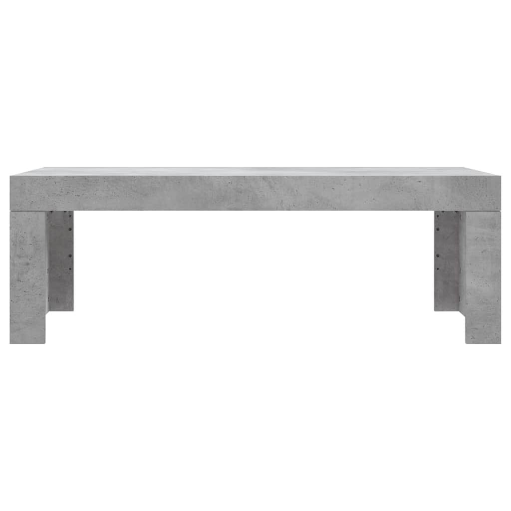 Coffee Table Concrete Grey 102x50x36 cm Engineered Wood